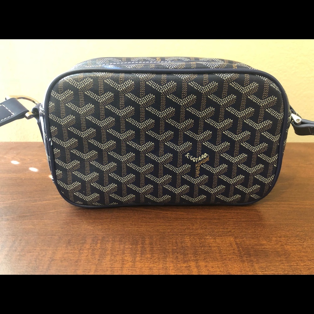 Goyard Cap Vert Crossbody - Blue Chevron - Picture 7 of 8